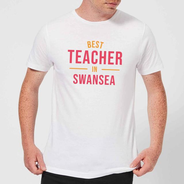 Best Teacher In Swansea Men's T-Shirt - White - XL - Weiß on Productcaster.