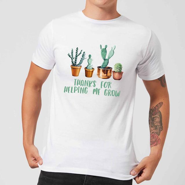 Thanks For Helping Me Grow Men's T-Shirt - White - XXL - Weiß on Productcaster.