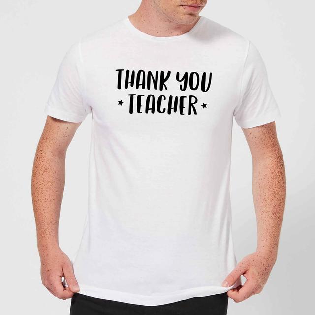 Thank You Teacher Men's T-Shirt - White - 5XL - Weiß on Productcaster.