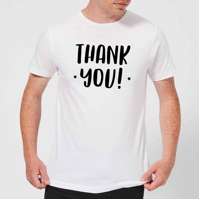 Thank You! Men's T-Shirt - White - 5XL - Weiß on Productcaster.