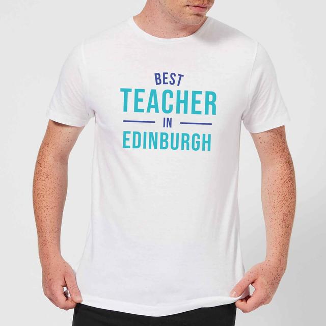 Best Teacher In Edinburgh Men's T-Shirt - White - S - Weiß on Productcaster.