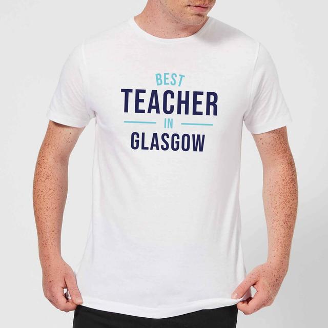 Best Teacher In Glasgow Men's T-Shirt - White - L - Weiß on Productcaster.