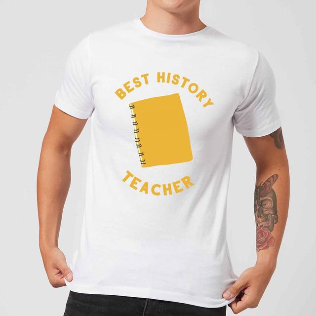 Best History Teacher Men's T-Shirt - White - L - Weiß on Productcaster.