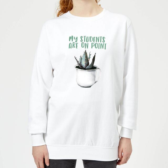 My Students Are On Point Women's Sweatshirt - White - XL - Weiß on Productcaster.