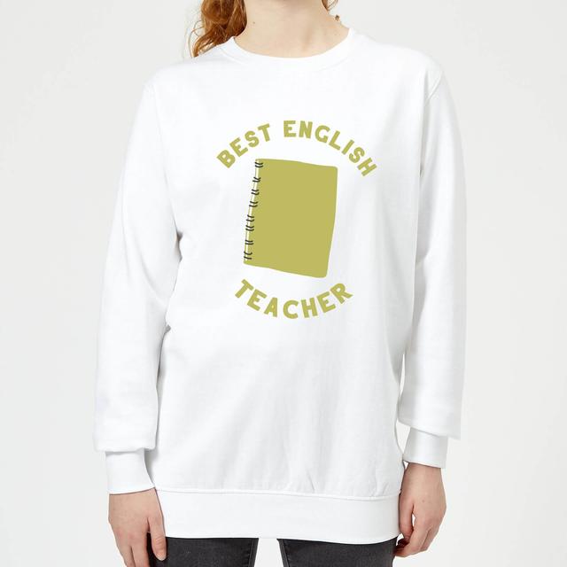 Best English Teacher Women's Sweatshirt - White - XS - Weiß on Productcaster.