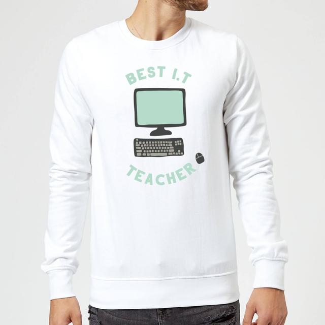 Best I.T Teacher Sweatshirt - White - M - Weiß on Productcaster.