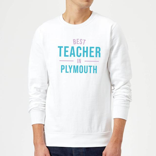 Best Teacher In Plymouth Sweatshirt - White - L - White on Productcaster.