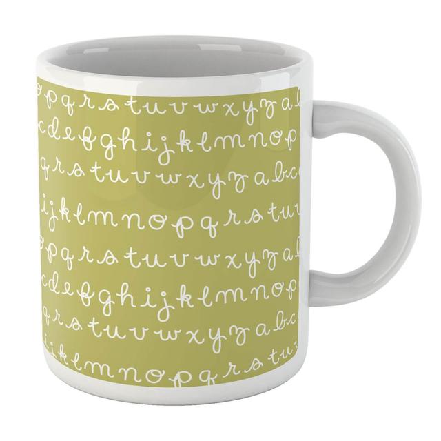 Alphabet Mug Green on Productcaster.