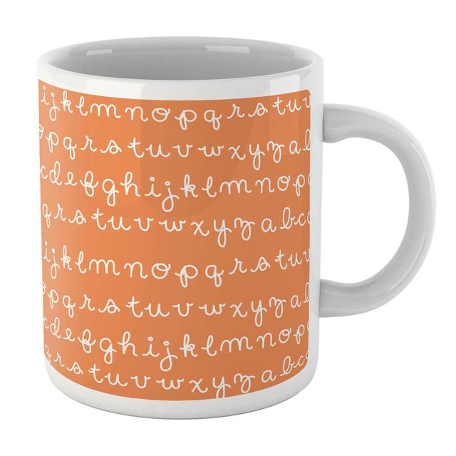 Alphabet Mug Orange on Productcaster.