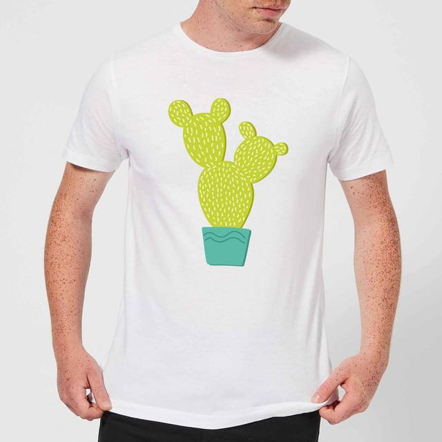 Tall Cactus Men's T-Shirt - White - 5XL - White on Productcaster.