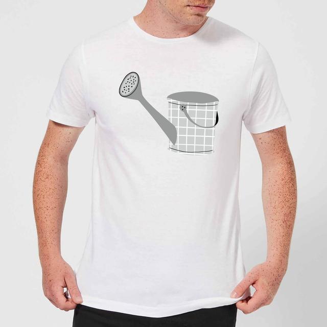 Watering Can Men's T-Shirt - White - S - White on Productcaster.