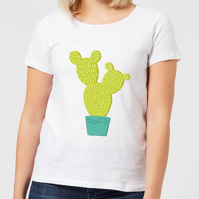 Tall Cactus Women's T-Shirt - White - S - Weiß on Productcaster.