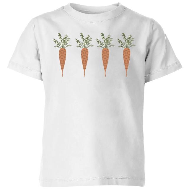 Carrots Kids' T-Shirt - White - 9-10 Jahre - Weiß on Productcaster.