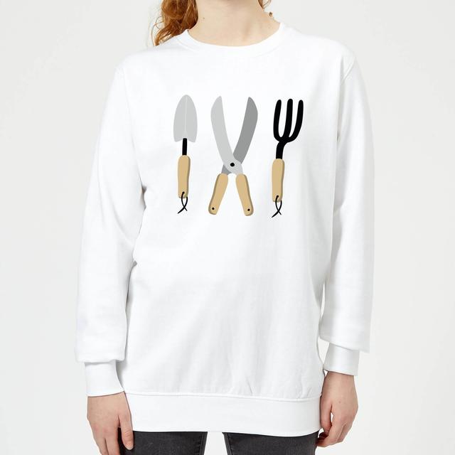 Garden Appliances Women's Sweatshirt - White - XXL - Weiß on Productcaster.