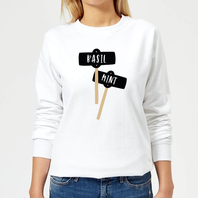 Basil And Mint Women's Sweatshirt - White - XS - Weiß on Productcaster.