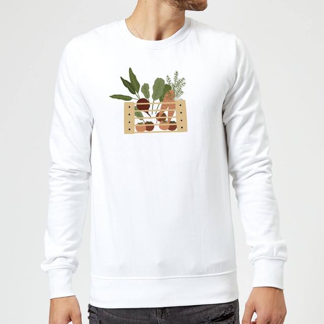 Vegetable Box Sweatshirt - White - XXL - Weiß on Productcaster.