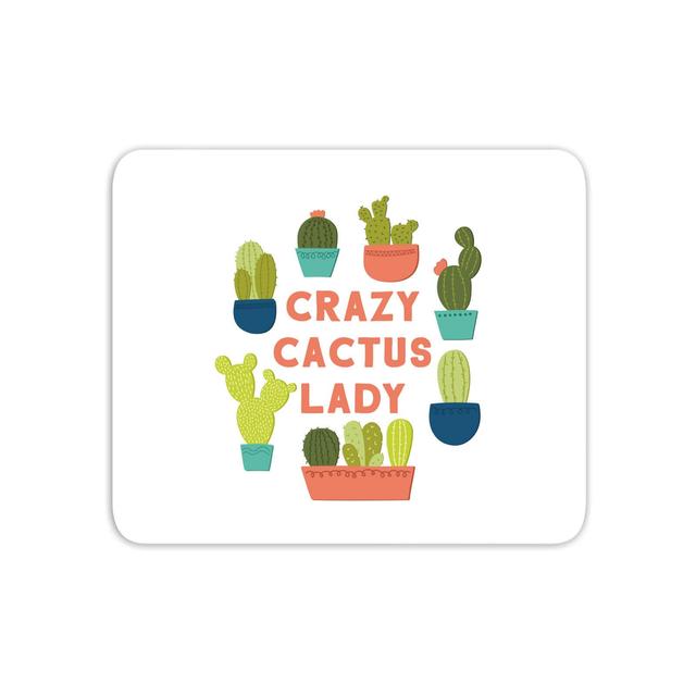 Crazy Cactus Lady Mouse Mat on Productcaster.