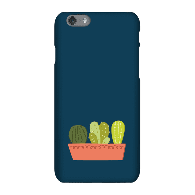 Cacti In Long Pot Phone Case for iPhone and Android - iPhone 6 - Tough Case - Gloss on Productcaster.