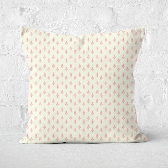 Pine Tree Pattern Square Cushion - 40x40cm - Soft Touch on Productcaster.