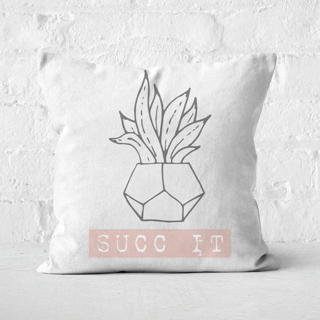 Succ It Square Cushion - 50x50cm - Soft Touch on Productcaster.