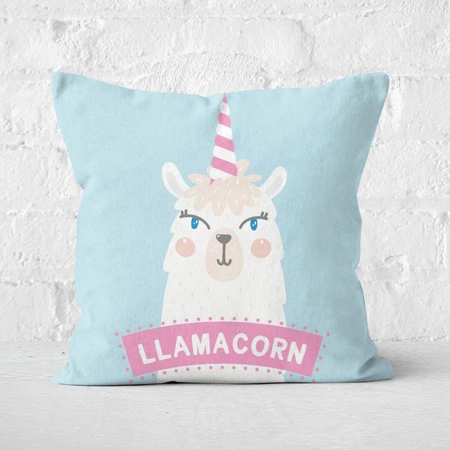 Llamacorn Square Cushion - 60x60cm - Soft Touch on Productcaster.