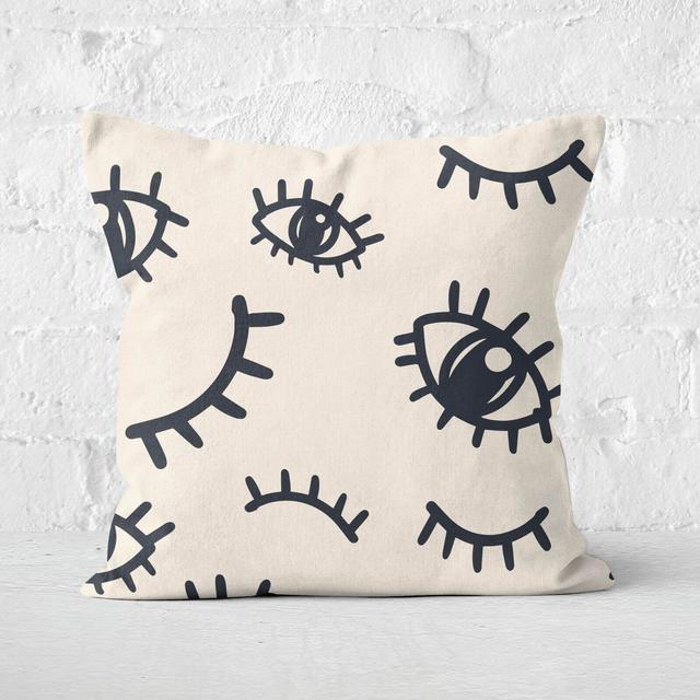 Eye Eye Square Cushion - 60x60cm - Soft Touch on Productcaster.