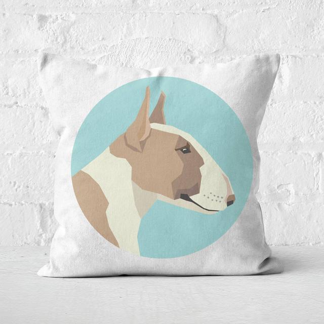 English Terrier Square Cushion - 60x60cm - Soft Touch on Productcaster.