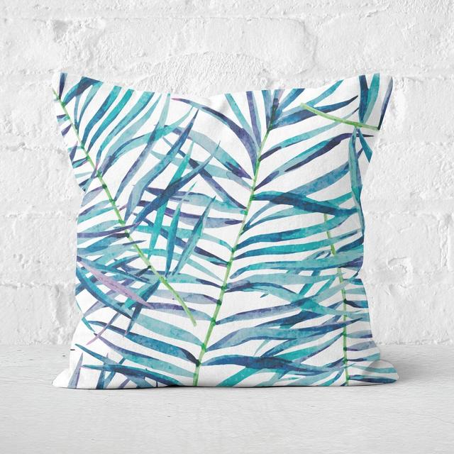 Botanical Pattern Square Cushion - 40x40cm - Soft Touch on Productcaster.