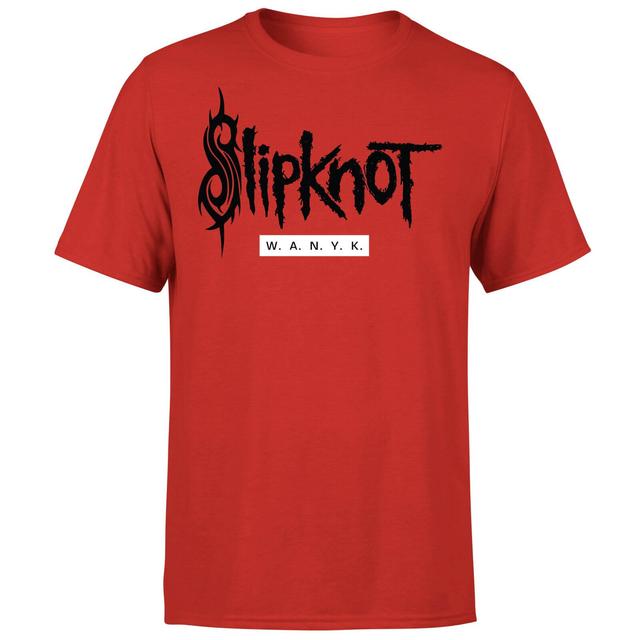 Camiseta W.A.N.Y.K de Slipknot - Rojo - S on Productcaster.