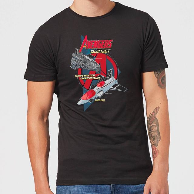 Marvel The Avengers Quinjet Camiseta de Hombre - Negra - 5XL - Negro on Productcaster.