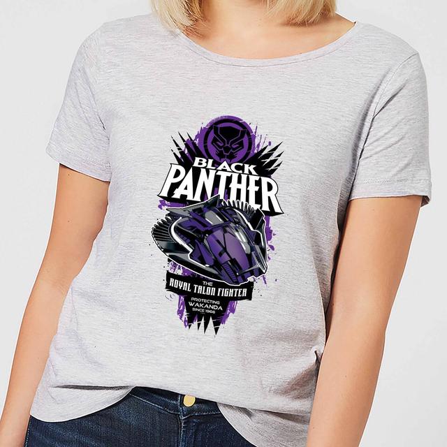 Camiseta Black Panther The Royal Talon Fighter Badge para mujer - Gris - XL on Productcaster.