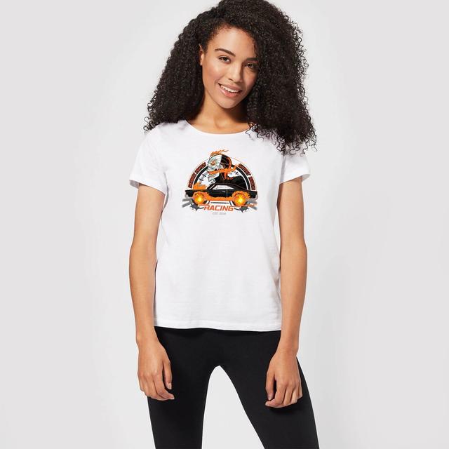 Camiseta para mujer Ghost Rider Robbie Reyes Racing de Marvel - Blanco - L - Blanco on Productcaster.