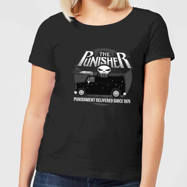 Marvel The Punisher Battle Van Women's T-Shirt - Black - M - Black on Productcaster.