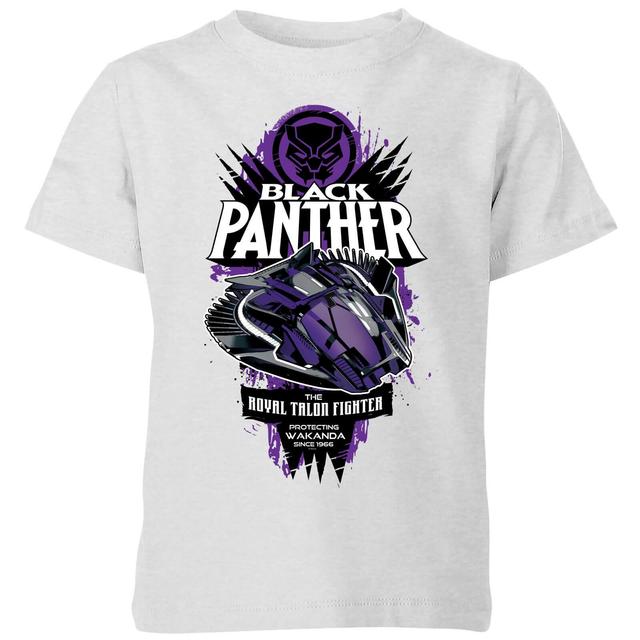 Camiseta Black Panther The Royal Talon Fighter Badge para niño - Gris - 11-12 años on Productcaster.