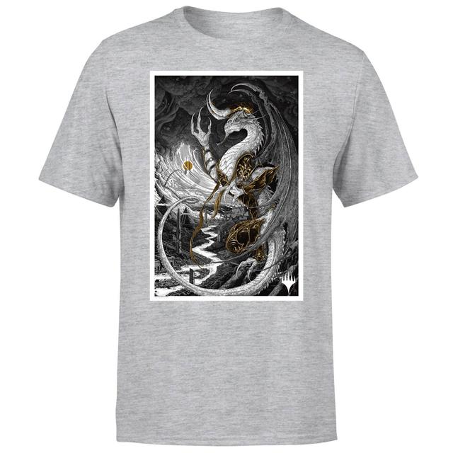 Magic The Gathering Bolas Poster Art Men's T-Shirt - Grey - M on Productcaster.