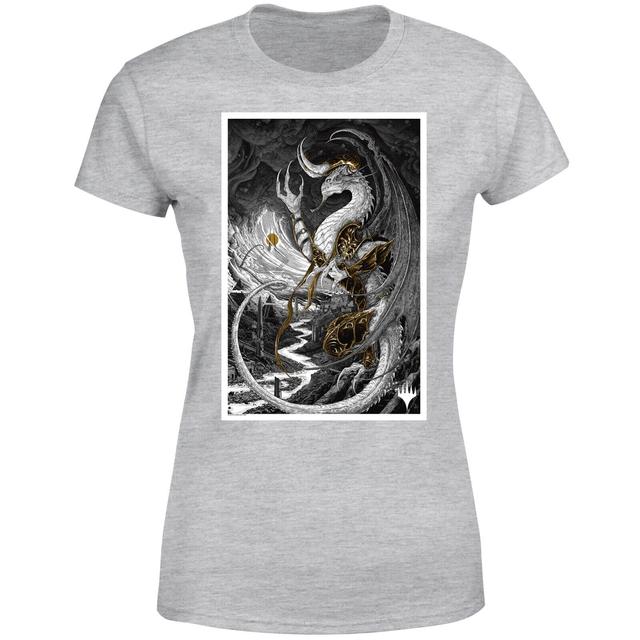 Magic The Gathering Bolas Poster Art Women's T-Shirt - Grey - 5XL on Productcaster.