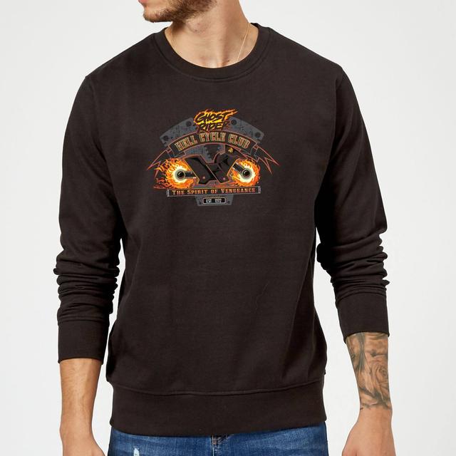 Marvel Ghost Rider Hell Cycle Club Sweatshirt - Black - XXL - Black on Productcaster.