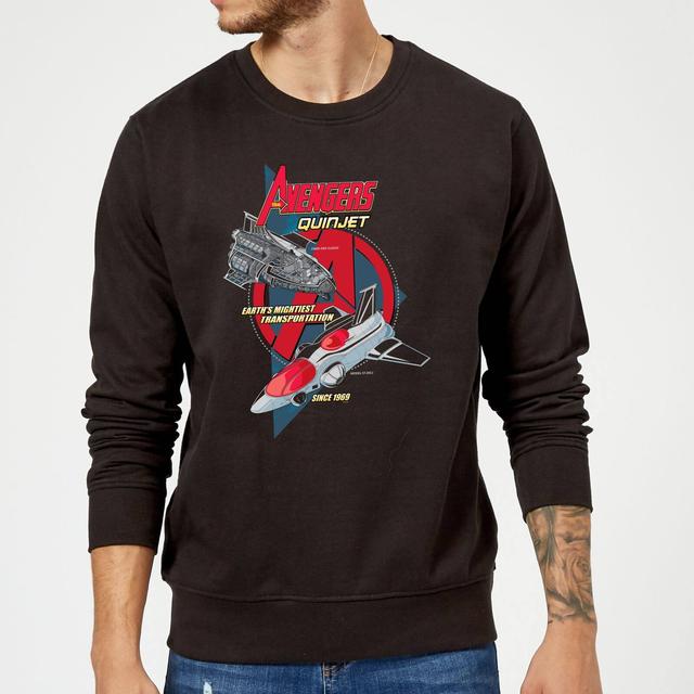 Sudadera The Avengers Quinjet de Marvel - Negro - XXL - Negro on Productcaster.