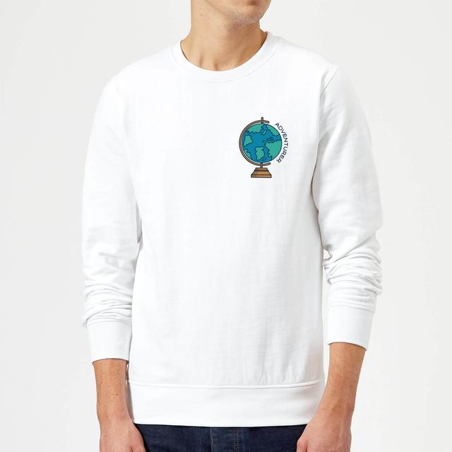 Globe Adventurer Pocket Print Sweatshirt - White - L - Weiß on Productcaster.