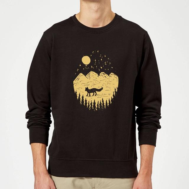 Moonlight Fox Adventure Sweatshirt - Black - L - Schwarz on Productcaster.