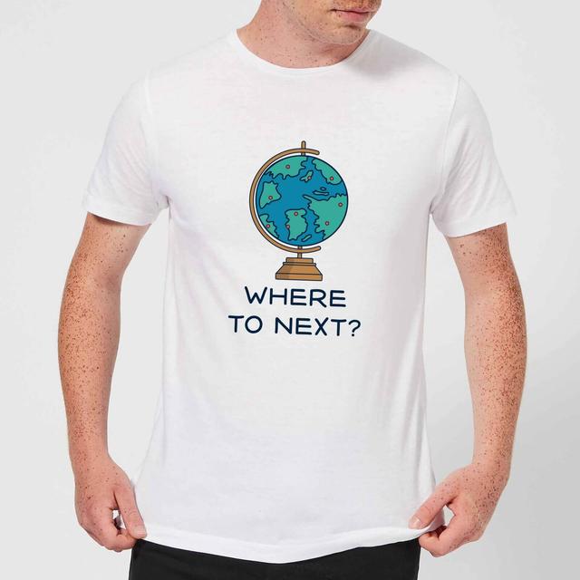 Globe Where To Next? Men's T-Shirt - White - XL - White on Productcaster.