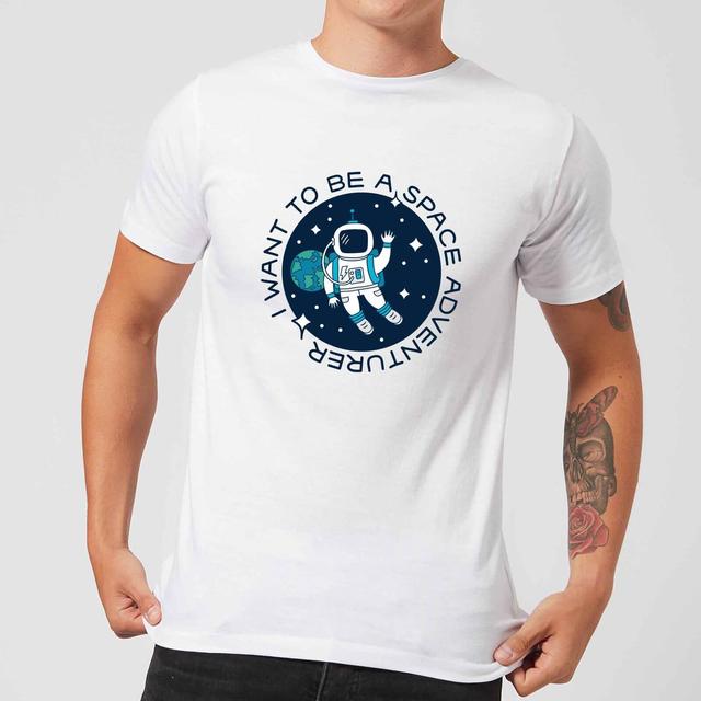 I Want To Be A Space Adventurer Men's T-Shirt - White - M - Weiß on Productcaster.