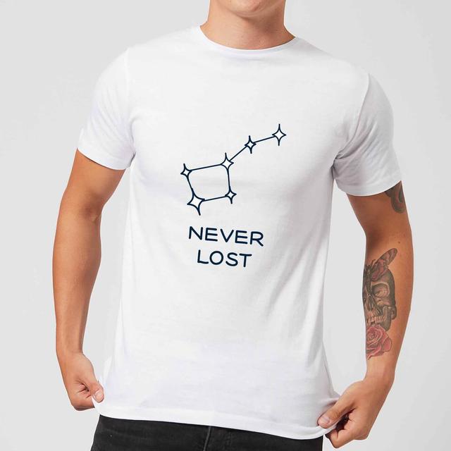 Little Dipper Constellation Never Lost Men's T-Shirt - White - S - Weiß on Productcaster.