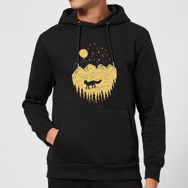 Moonlight Fox Adventure Hoodie - Black - L - Schwarz on Productcaster.