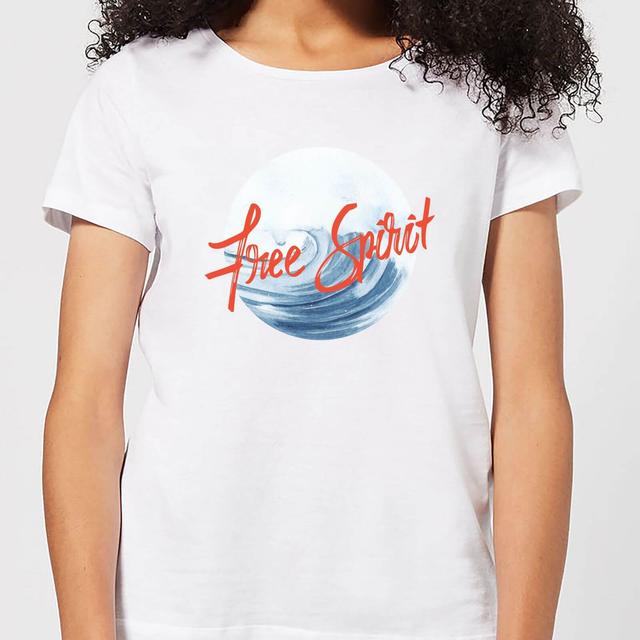 Free Spirit Tidal Wave Women's T-Shirt - White - XL - Weiß on Productcaster.