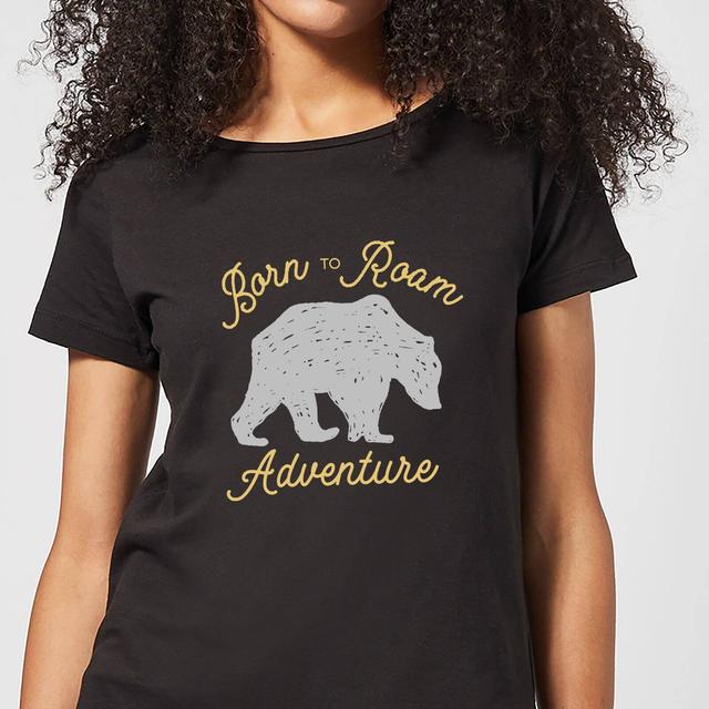 Adventure Born To Roam Women's T-Shirt - Black - L - Black on Productcaster.