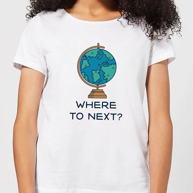 Globe Where To Next? Women's T-Shirt - White - M - Weiß on Productcaster.