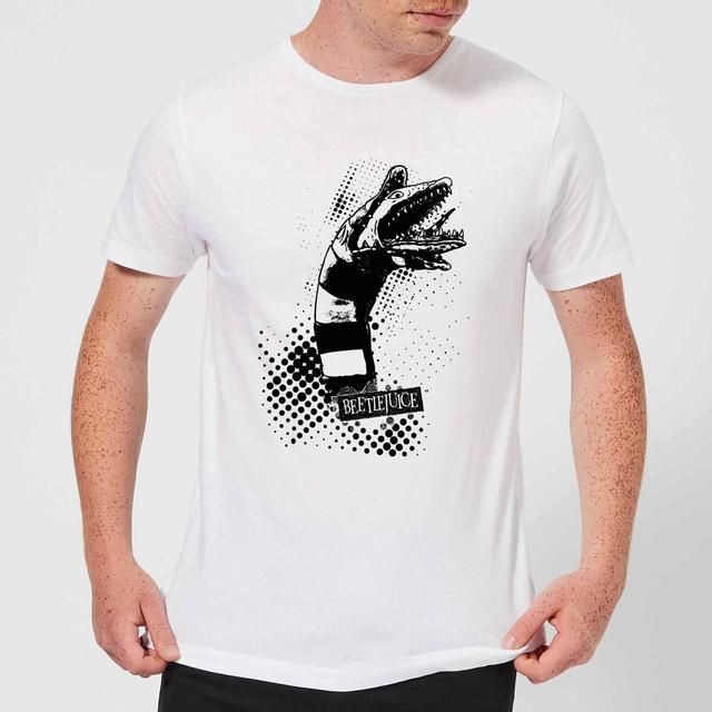 Beetlejuice Sandworm Attack Unisex T-Shirt - White - XXL - Bianco on Productcaster.