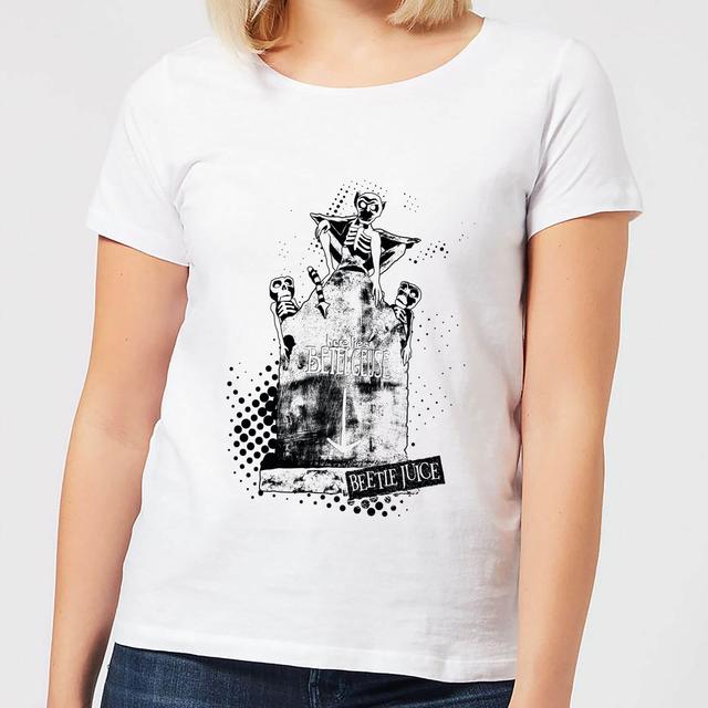 Beetlejuice Here Lies Betelgeuse Women's T-Shirt - White - M - Vit on Productcaster.