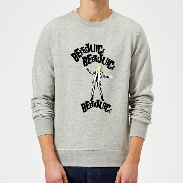 Beetlejuice Beetlejuice Beetlejuice Sweatshirt - Grey - S - Grey on Productcaster.